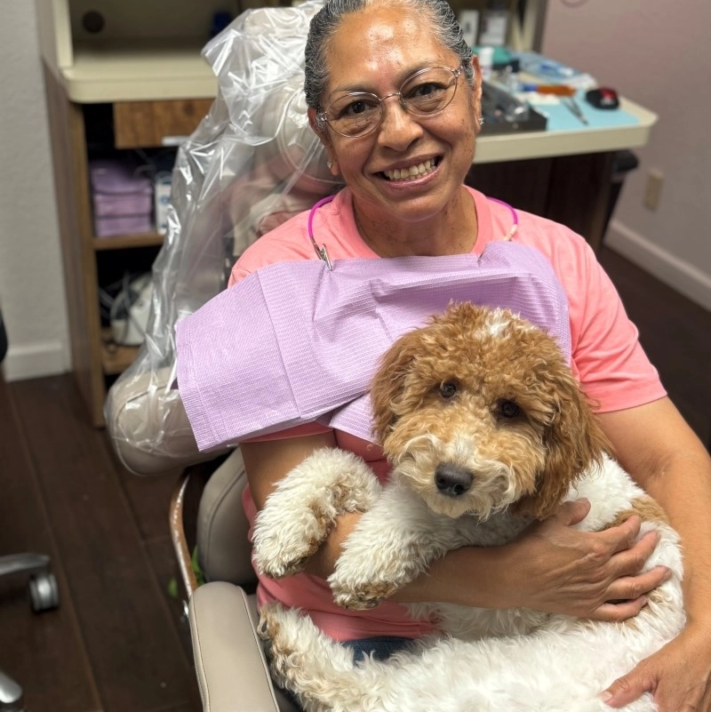 Therapy dog Lucy