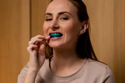 image of a patient using sportsguards